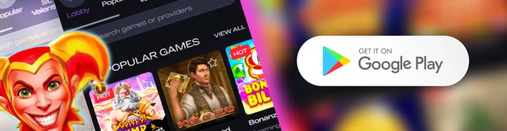 GlitchSpin-App auf Android